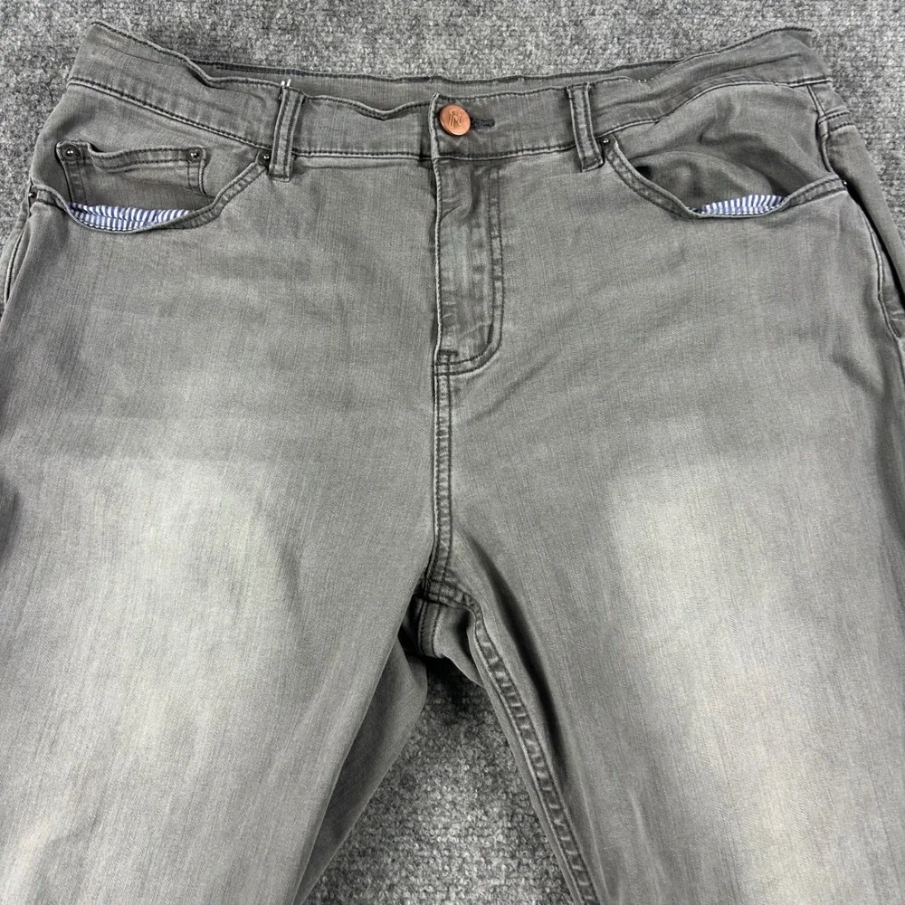 Mugsy Jeans‎ Men 37x27 Grey Beans Casual Stretch Denim Pants FLX3NCMC